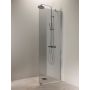 Kiinteä suihkuseinä Vihtan Puro 6 Harmaa Kiiltävä 80 cm