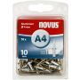 Alu-Niitti Novus A4 x 10mm 70 kpl