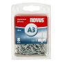 Alu-Niitti Novus A3 x 8mm 70 kpl