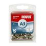 Alu-Niitti Novus A 3x 10mm 70 kpl