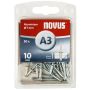 Alu-Niitti Novus A3 x 10mm 30 kpl