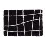 Kylpyhuonematto Diaqua Network musta/valkoinen, useita kokovaihtoehtoja 60 x 90 cm
