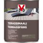 Terassimaali V33 Harmaanruskea 5 L