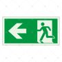 Huomiokyltti Poistumisreitti Vasen