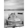 Juliste Pier And Boat 50 x 70 cm