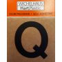 Kirjain Wichelhaus HartPlastic Musta 30 mm Q
