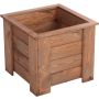 Kukkalaatikko 43 x  49 x 49 xcm ruskea