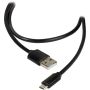 Micro UBS-kaapeli Vivanco 1,2 m musta