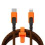 Kaapeli Xtorm Xtreme USB-C/Lightning MFi oranssi/musta 1,5 m
