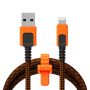 Kaapeli Xtorm Xtreme USB-A/Lightning MFi oranssi/musta 1,5 m