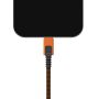 Kaapeli Xtorm Xtreme USB-A/Lightning MFi oranssi/musta 1,5 m