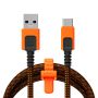 Kaapeli Xtorm Xtreme USB-A/USB-C oranssi/musta 1,5 m