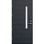 Ulko-ovi Kaskipuu FE811 Thermo Tummanharmaa 10 x 21 Vasen