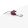 Kaapelinpidike Bluelounge Cabledrop mini pinkki 9 kpl