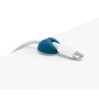 Kaapelinpidike Bluelounge Cabledrop mini sininen 9 kpl