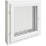 Ikkuna Solid Elements MSEAL Valkoinen 6 x 6 / 130 mm vasen