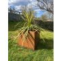 Ruukku Recal Corten teräs 55 x 55 x 55 cm