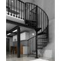 Kierreporras Atrium Heavy Metal musta, eri kokoja