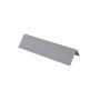 Askelkulmalista Maler PVC harmaa 38 x 37 x 2500 mm