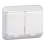 Pistorasia Schneider Electric Exxact 2 -osainen Valkoinen IP44