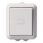 Kytkin ABB Kosti Pinta-asennus Valkoinen