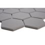 Mosaiikkilaatta Fliesen Hexagon Uni matta tummanharmaa 32,5 x 28,1 cm
