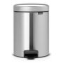 Roska-astia polkimella Brabantia Newicon Matt Steel Fingerprint Proof 5 l