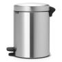 Roska-astia polkimella Brabantia Newicon Matt Steel Fingerprint Proof 5 l