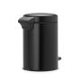 Roska-astia polkimella Brabantia Newicon Matt Black 3 l