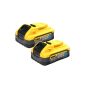 Akkupaketti DeWalt PowerStack DCBP518H2-XJ 18 V 2 x 5,0 Ah