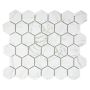 Mosaiikki Hexagon Carrara