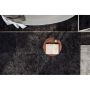 Lattialaatta Corso Italia Marble Mix kiiltävä musta 60 x 60 cm