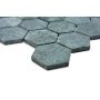 Mosaiikkilaatta Hexagon Uni MOS HXN 407 Vihreä 29,8 x 30,5 cm