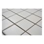 Mosaiikkilaatta Fliesen Quadrat Uni valkoinen 29,8 x 29,8 cm