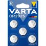 Nappiparisto Varta CR 2025 Multiblister 5 Kpl