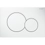 Huuhtelupainike Geberit Sigma01 Round valkoinen 24,6 x 16,4 cm