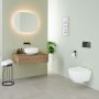 LED-valopeili Geberit Option Oval 60 x 80 cm
