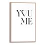Sisustustaulu Reinders You Love Me 20 x 30 cm