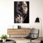 Sisustustaulu Reinders Black Gold Face 78 x 116 cm