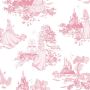 Paperitapetti Sandudd Kids@Home Princess Pink Toile 70-233