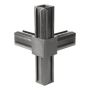 XD-liitin Neliöputkille Stabilit T-kpl Kulma 20 x 20 x 1,5 mm