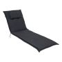 Aurinkotuolin pehmuste Sunfun Claphan 190 x 60 x 8 cm tummanharmaa