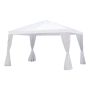 Katto ja sivuseinät Tunis 3 x 3 m valkoinen