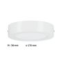 Plafondi Paulmann Lunar Led Ø 17 cm