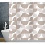 Tekstiilisuihkuverho Diaqua Pasito beige/valkoinen, useita kokovaihtoehtoja 200 cm 180 cm