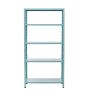 Metallihylly Regalux vaaleansininen 180 x 90 x 40 cm