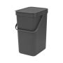 Roska-astia Brabantia Sort&Go 12 L Harmaa