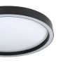 LED-älyplafondi Eglo Connect.z Montemorelos 17,8W Musta/Valkoinen kristalli ⌀42 cm