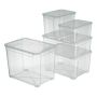 SÄILYTYSLAATIKKO CLEAR BOX XL 65L