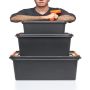 Säilytyslaatikko SmartStore Pro 49 L Musta 59 x 39 x 34 cm